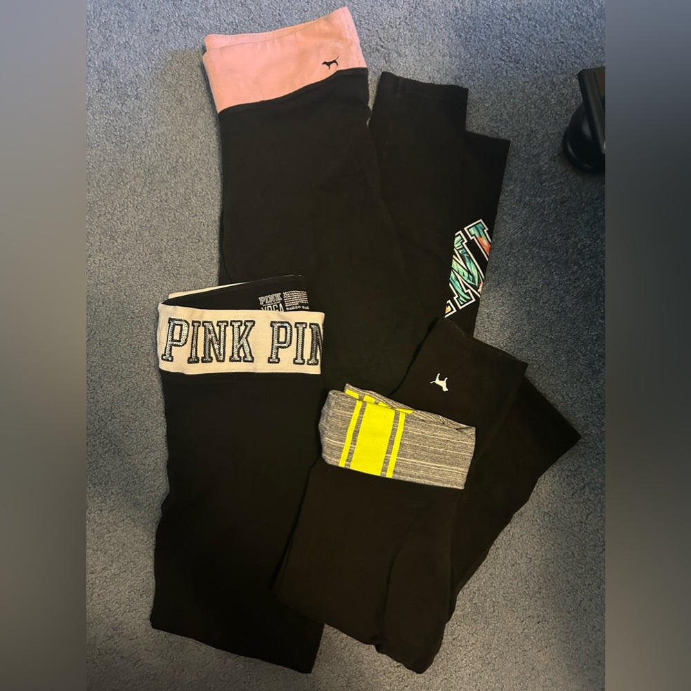 PINK yoga pant lot